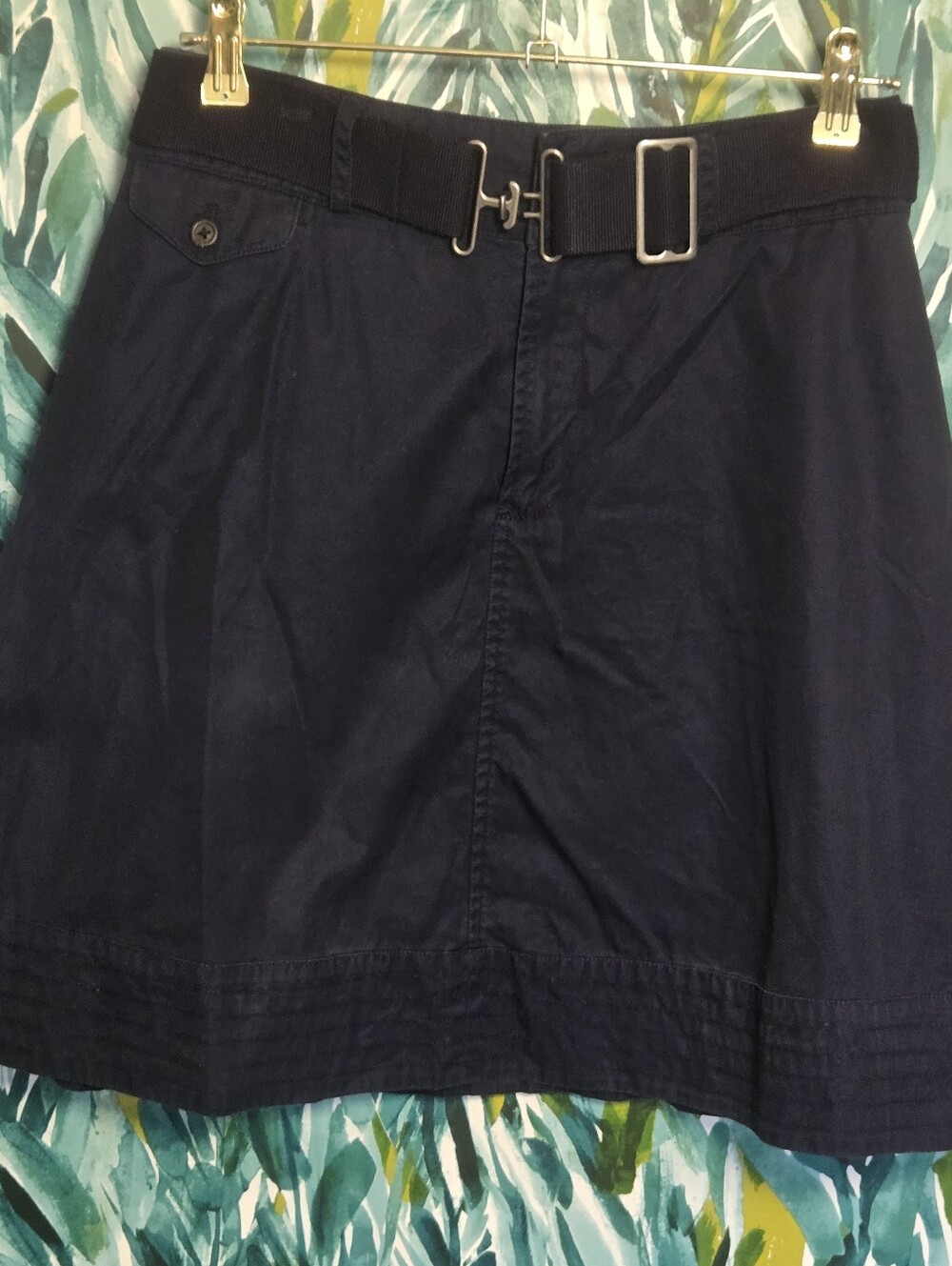 Vintage Ralph Lauren Navy Skirt Size 8